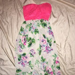 Long floral dress